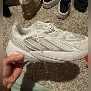 White Adidas sneakers